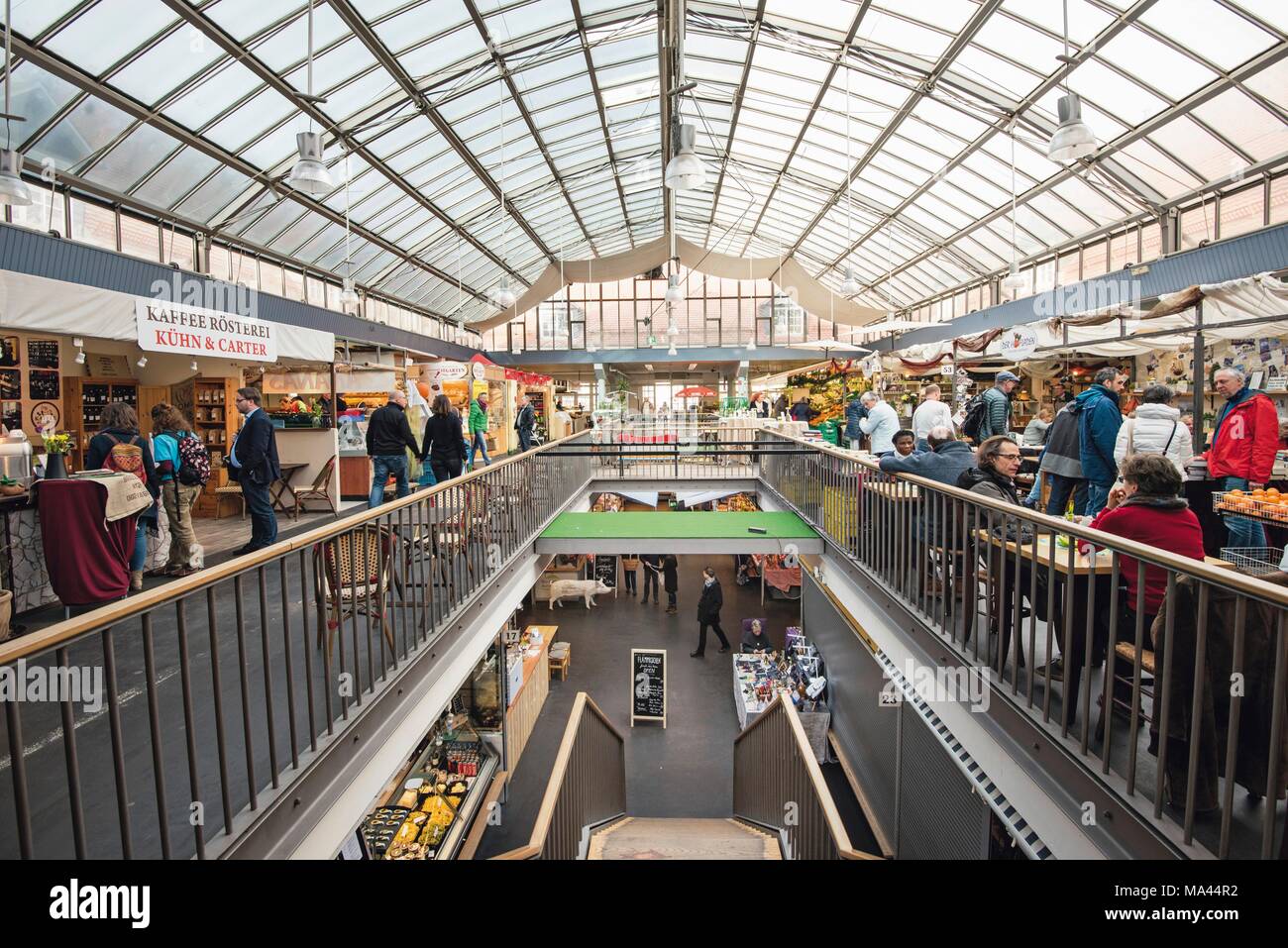 Der Markthalle in Kassel, Deutschland Stockfoto