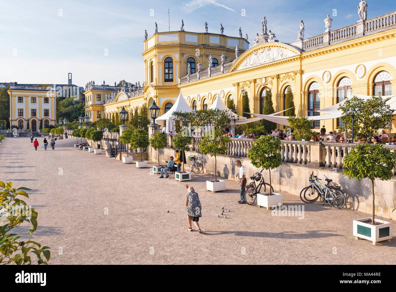Die Orangerie in Kassel, Deutschland Stockfoto