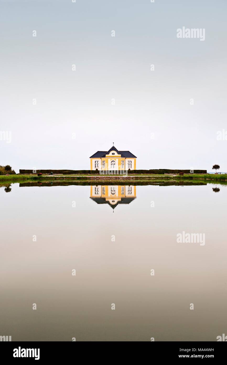Der Tee Pavillon der Braunschweiger Schloss auf der Insel Tåsinge, Dänemark Stockfoto