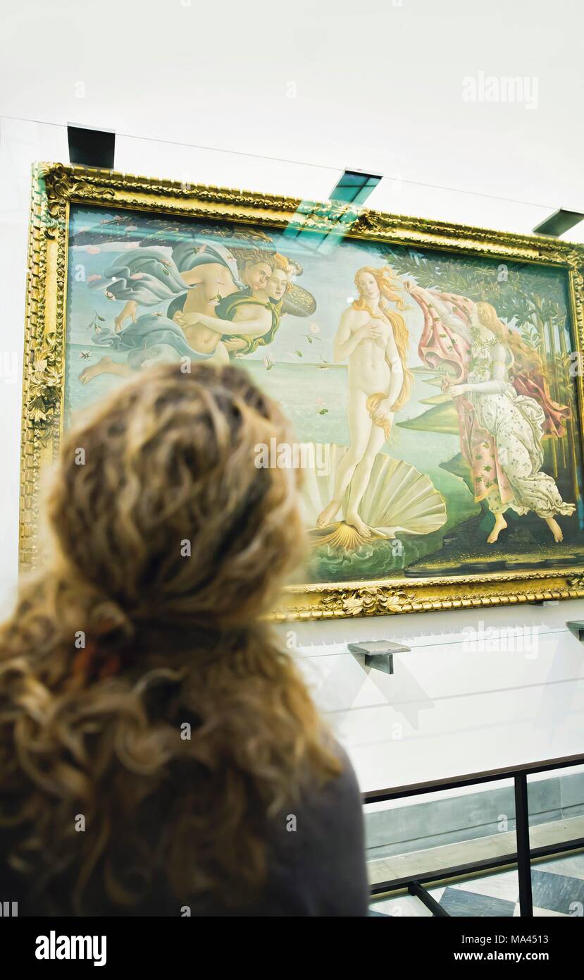 Die Geburt Der Venus Interpretation Birth Of Venus Botticelli Stockfotos und -bilder Kaufen - Alamy