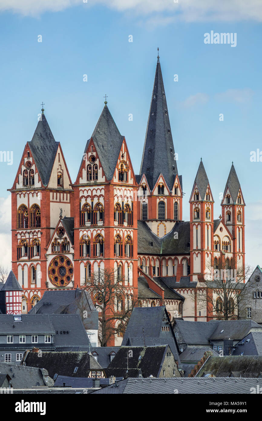 Saint George's Cathedral (Limburger Dom) in Balduinstein, Deutschland Stockfoto