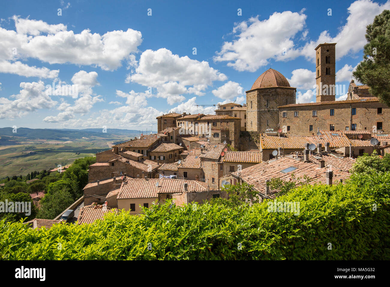 Italien, Toskana, Volterra Stadt auf den Hügeln der Toskana, der Provence von Pisa Stockfoto