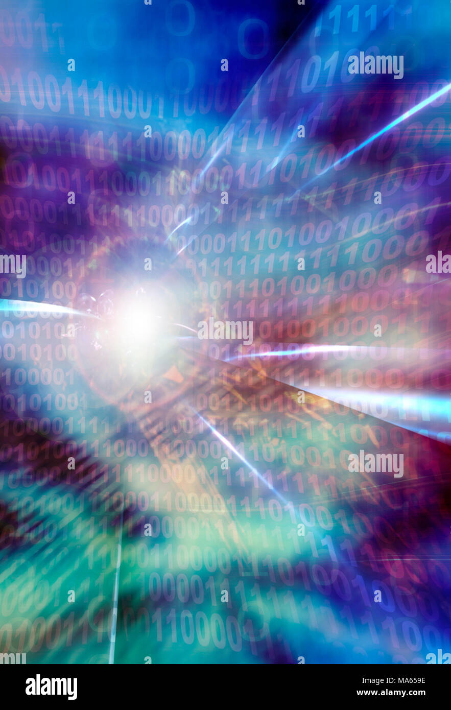 Abstrakte Technologie Hintergrund grosse Daten Konzept Stockfoto