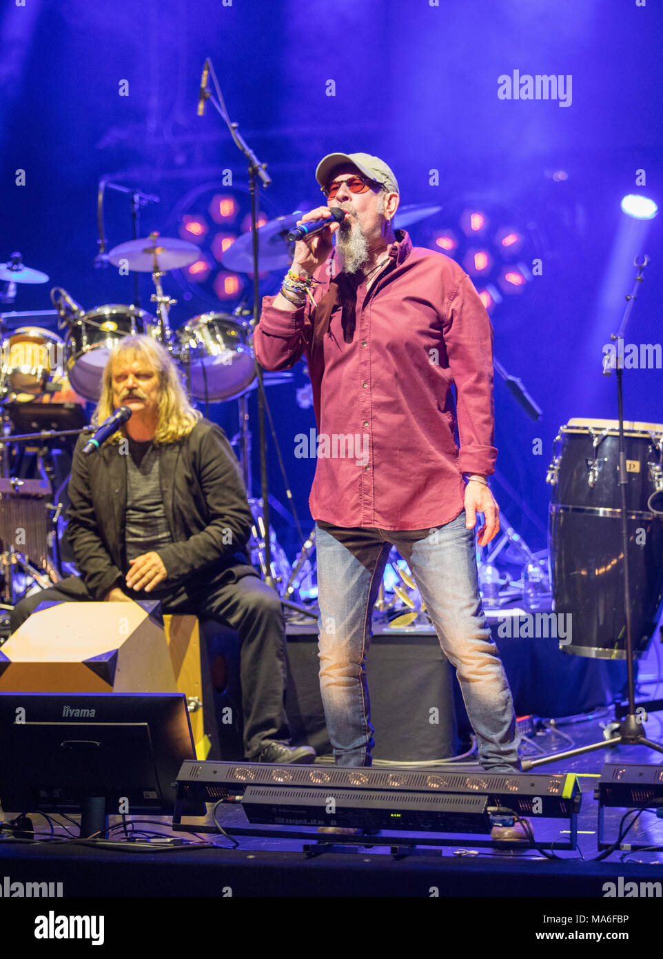 Cannes, Frankreich - Juni 07, 2017, Chris Thompson (Manfred Mann's Earth Band) Mandoki Soulmates Konzert im Palais des Festivals in Cannes MIDEM 2017 Stockfoto