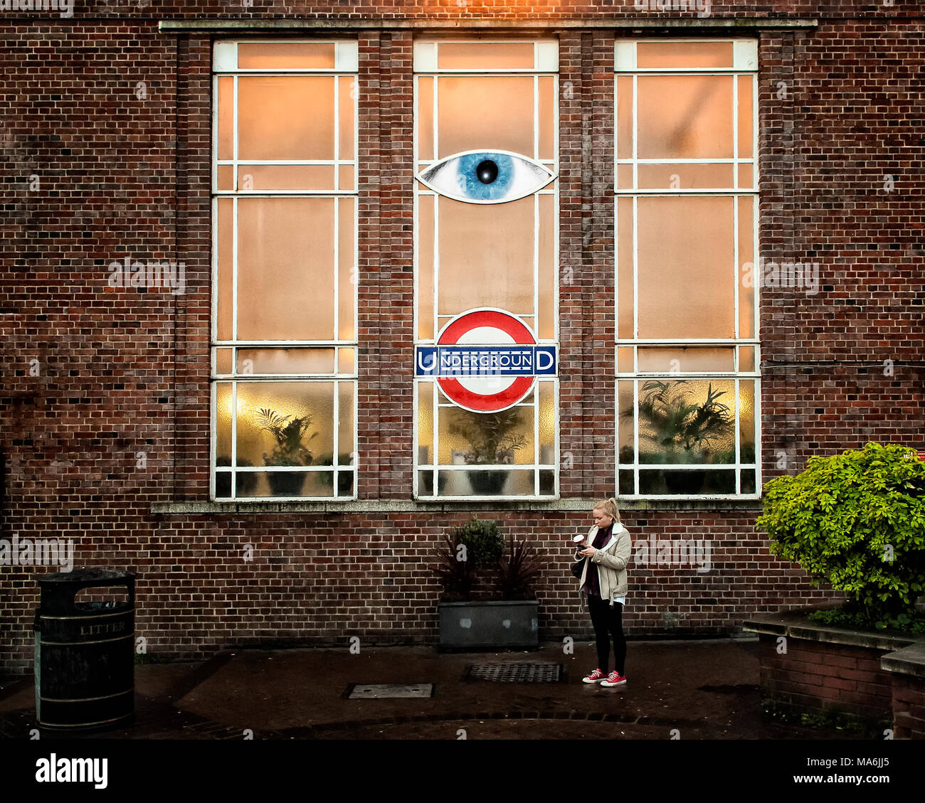 Londoner U-Bahn: East Finchley Stockfoto