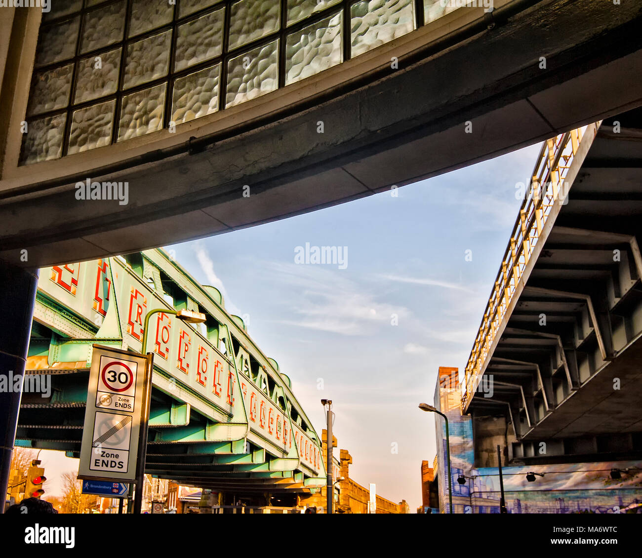 Londoner U-Bahn: Bahnhof Kilburn Stockfoto