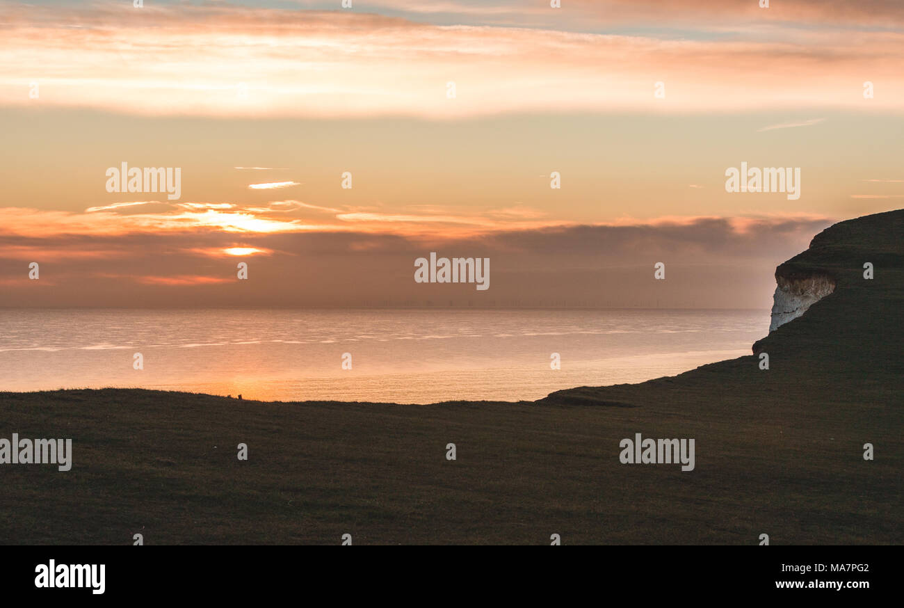 Klippen und Meer Stockfoto