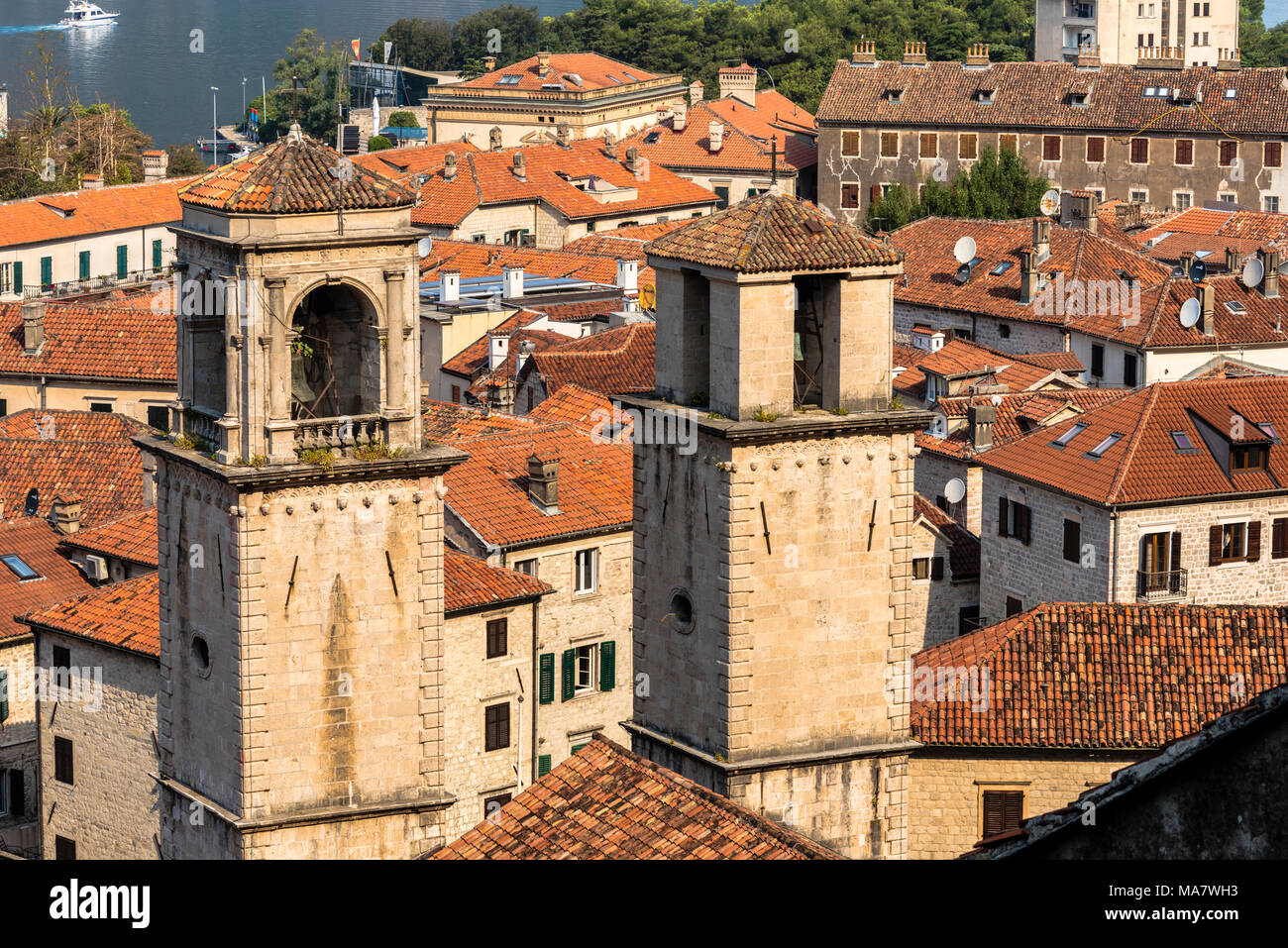 Sankt-tryphon Kathedrale in Kotor, Montenegro Stockfoto