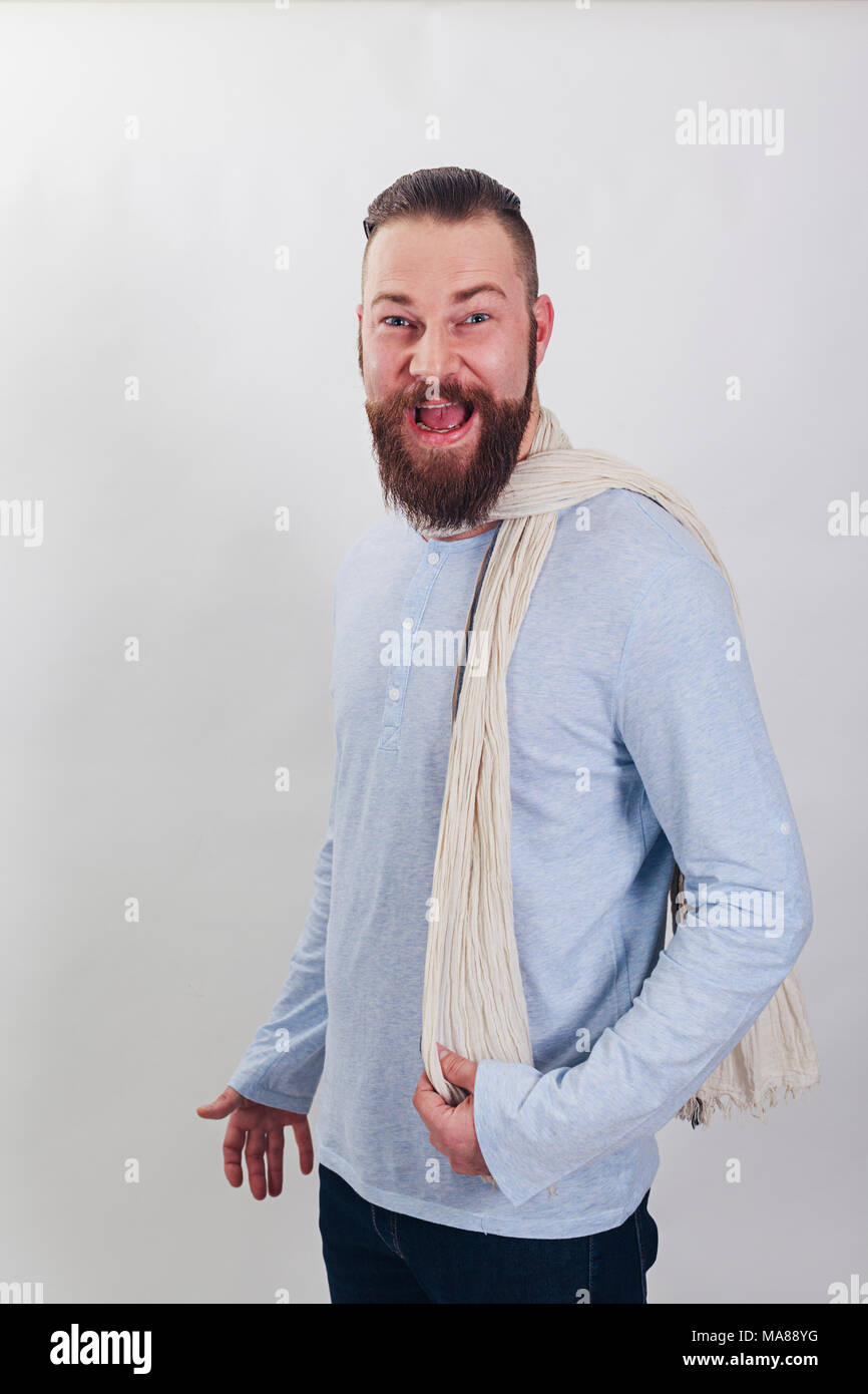 Positives Denken Mann Stockfoto