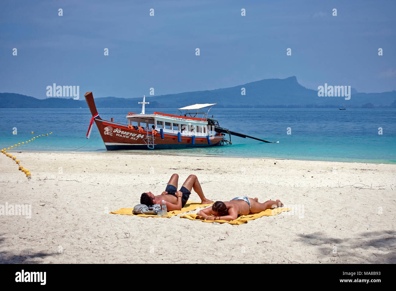 Krabi, Koh Poda Island, Thailand Stockfoto