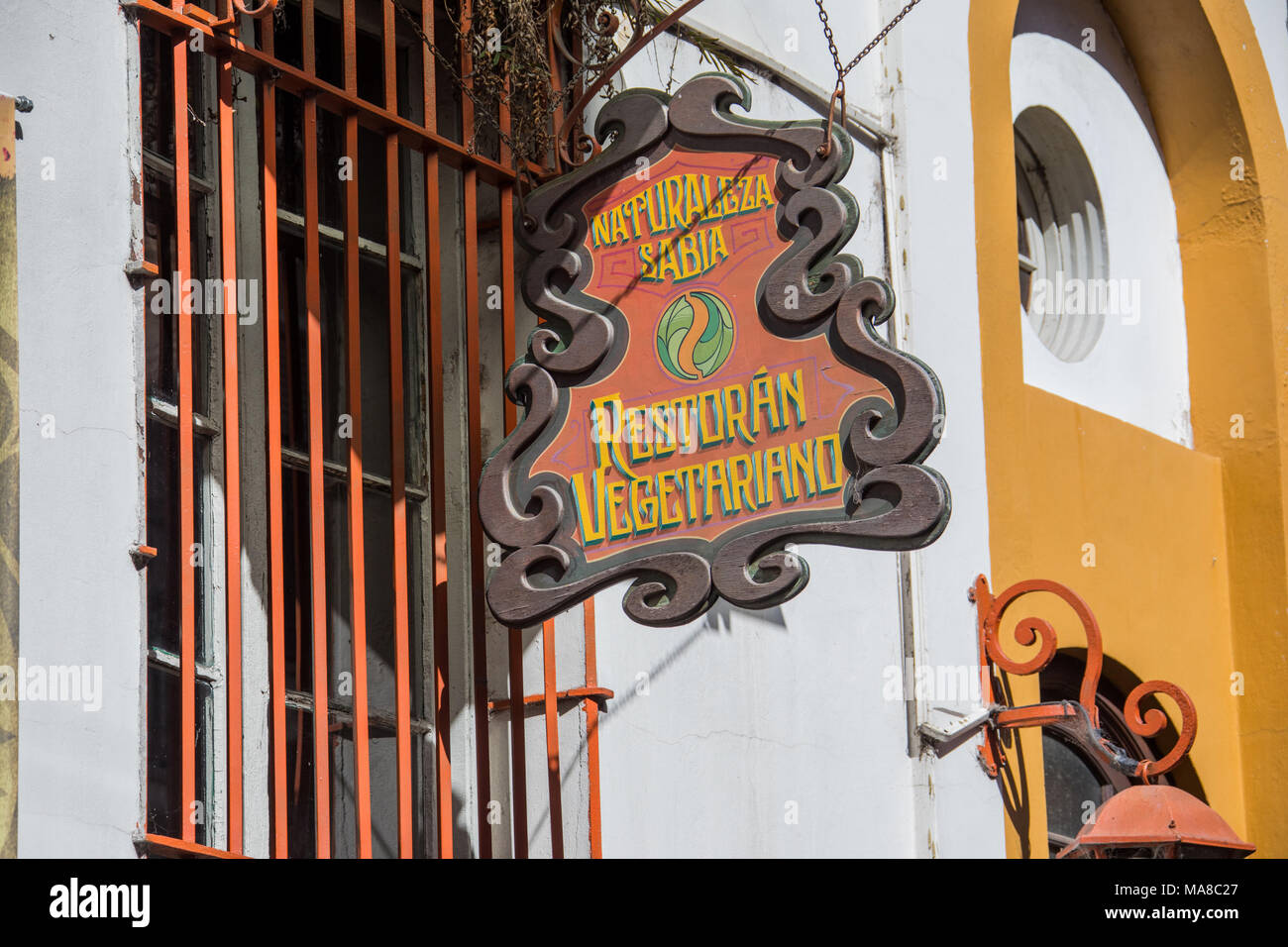 Naturaleza Sabia, vegane und vegetarische Restaurant, San Telmo, Buenos Aires, Argentinien Stockfoto