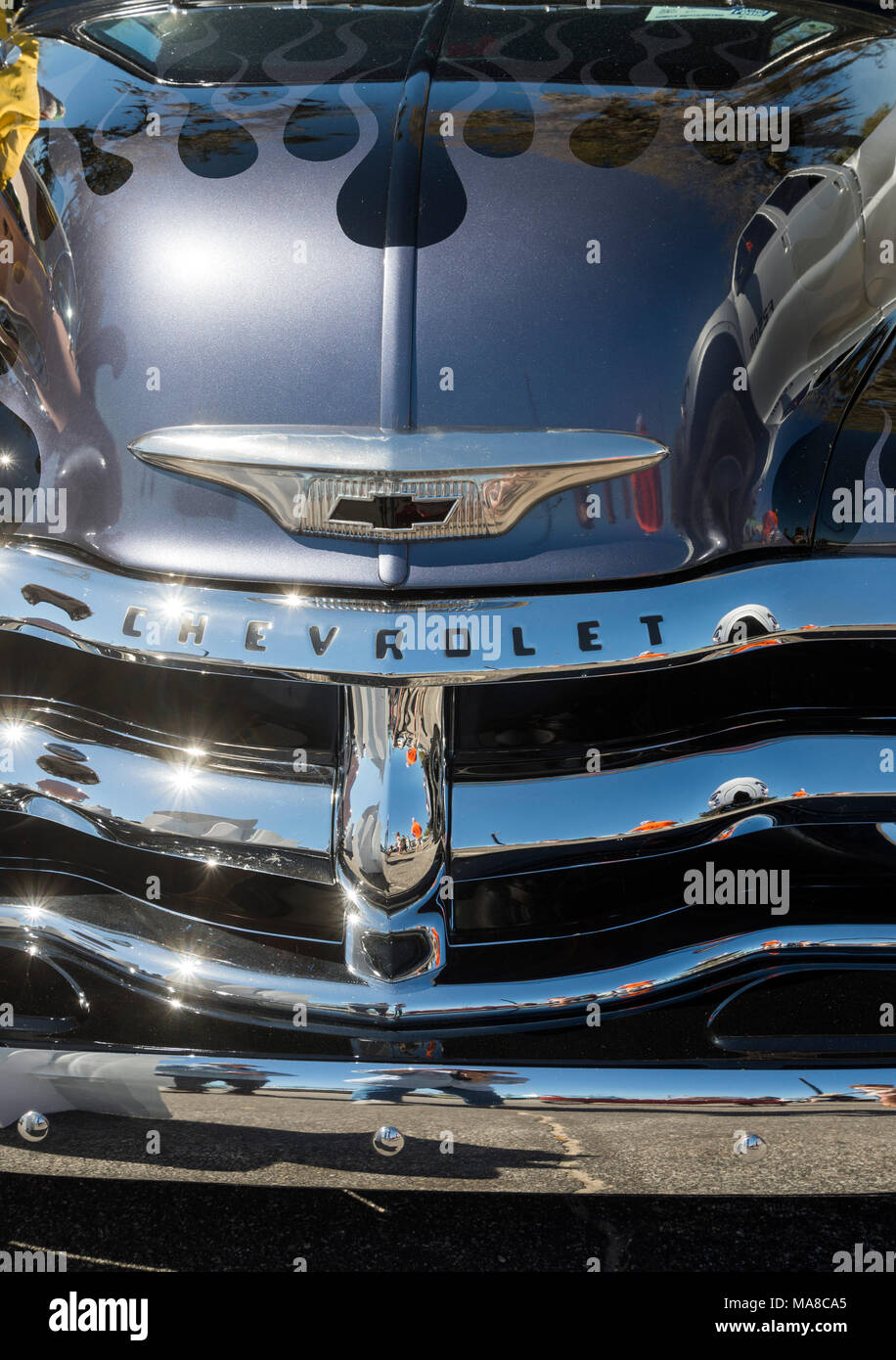 Auto Show in Ft. Weiß, Florida. 1954 Chevrolet 3100 Pickup Truck Stockfoto
