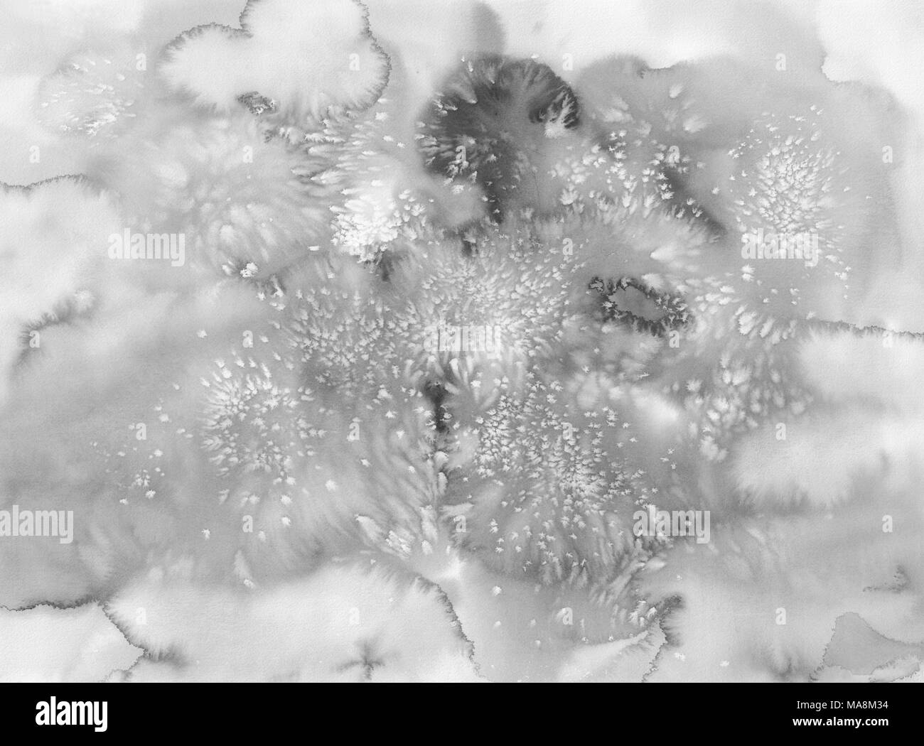 Aquarell Salz Marmor Hintergrund Stockfoto