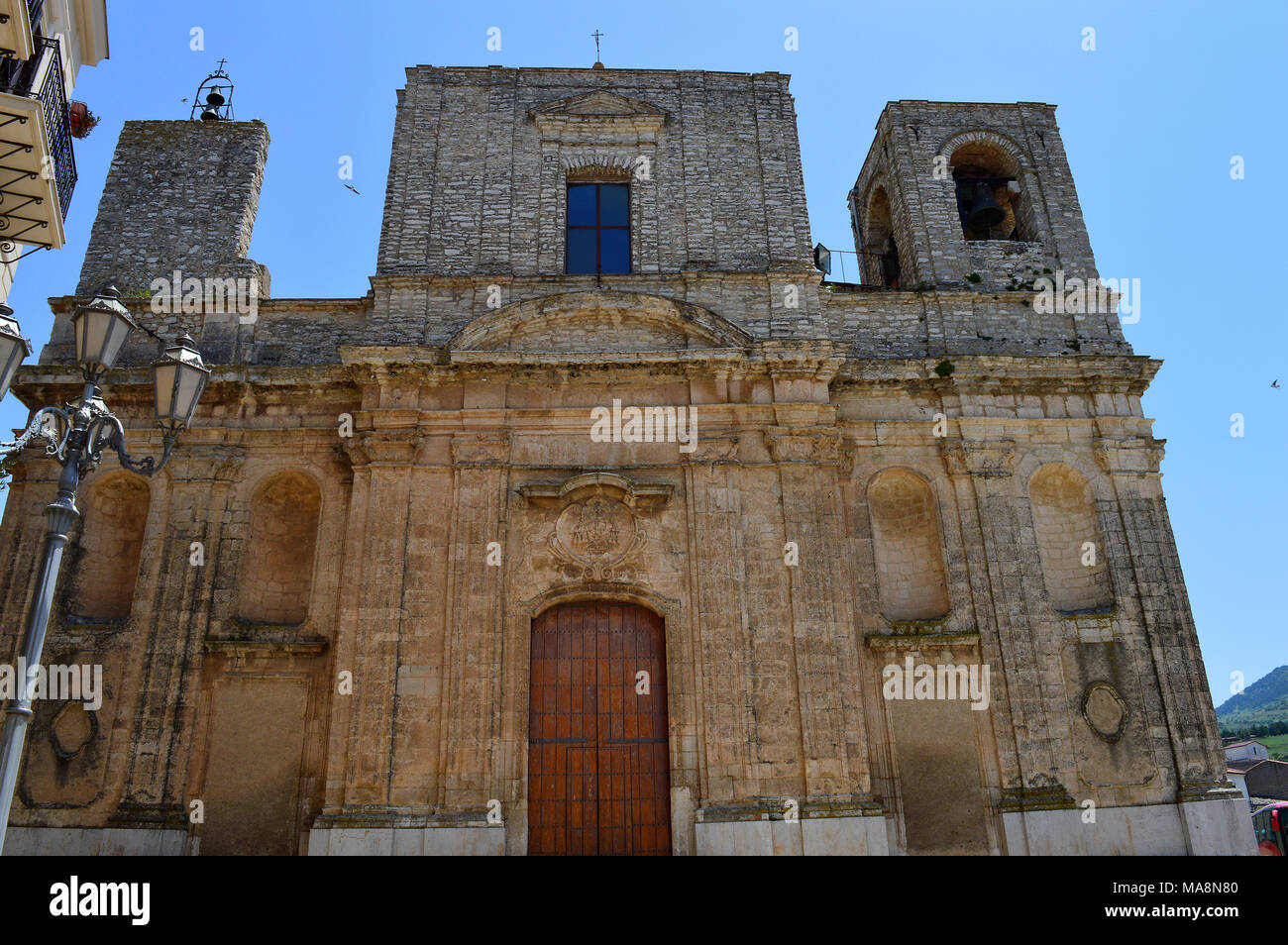 Kirche von Maria Santissima Assunta Palazzo Adriano, Palermo, Sizilien, Italien, Europa Stockfoto