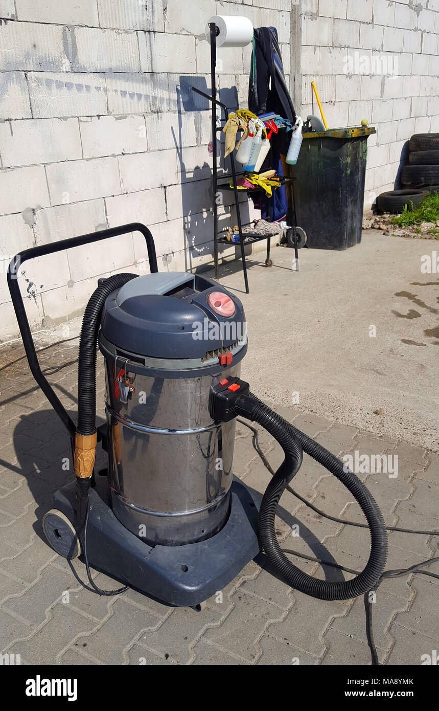 Staubsauger im Car Wash Stockfoto