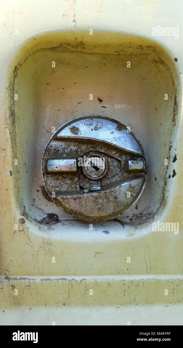 Tankdeckel des Auto Stockfoto