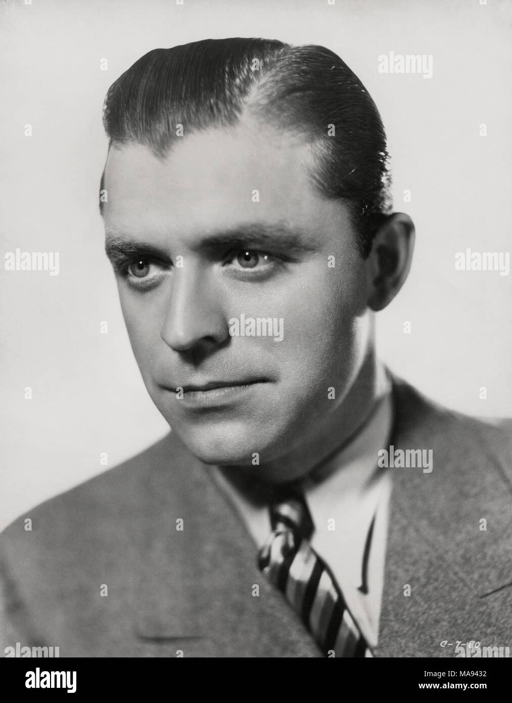 Lyle Talbot, Werbung Portrait für den Film, "Nicht Mehr Orchideen", Columbia Pictures, 1932 Stockfoto