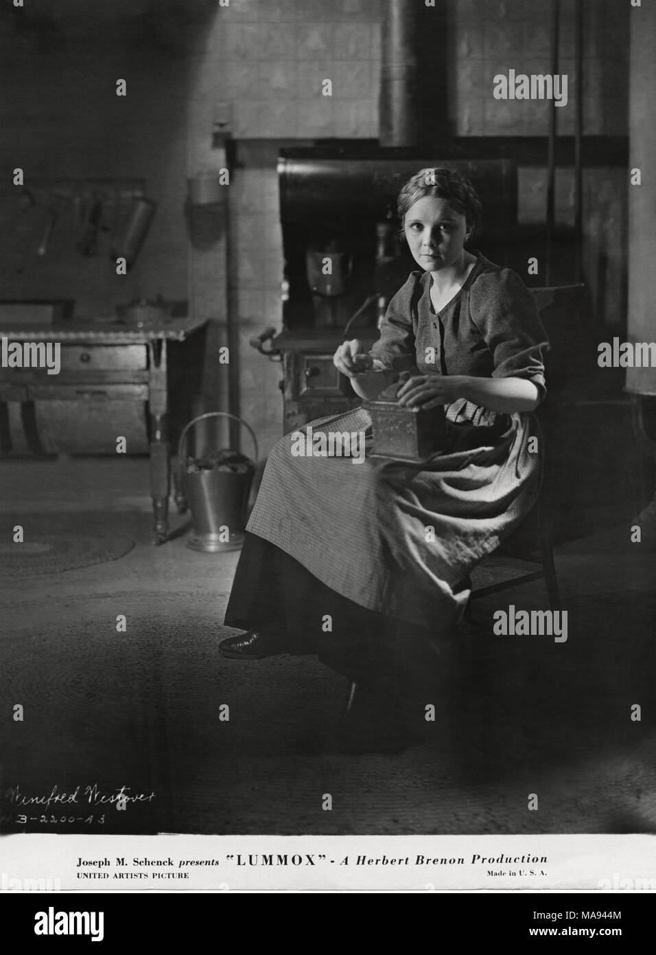 Winifred Westover, Werbung, Portrait, des Films einstellen, 'Lummox', United Artists, 1930 Stockfoto