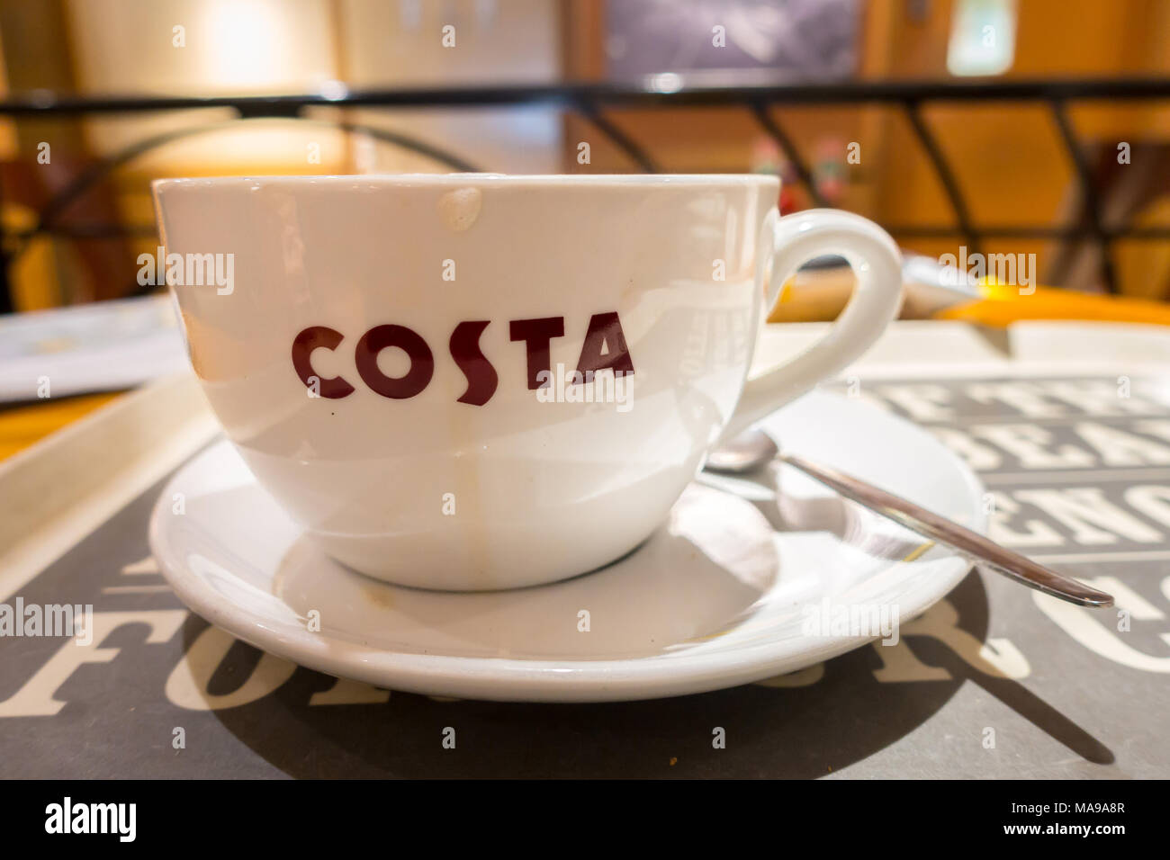 Costa Coffee Mug Gift Set Personalised Costa Coffee Theme Mug Any Name Customised Novelty Gift