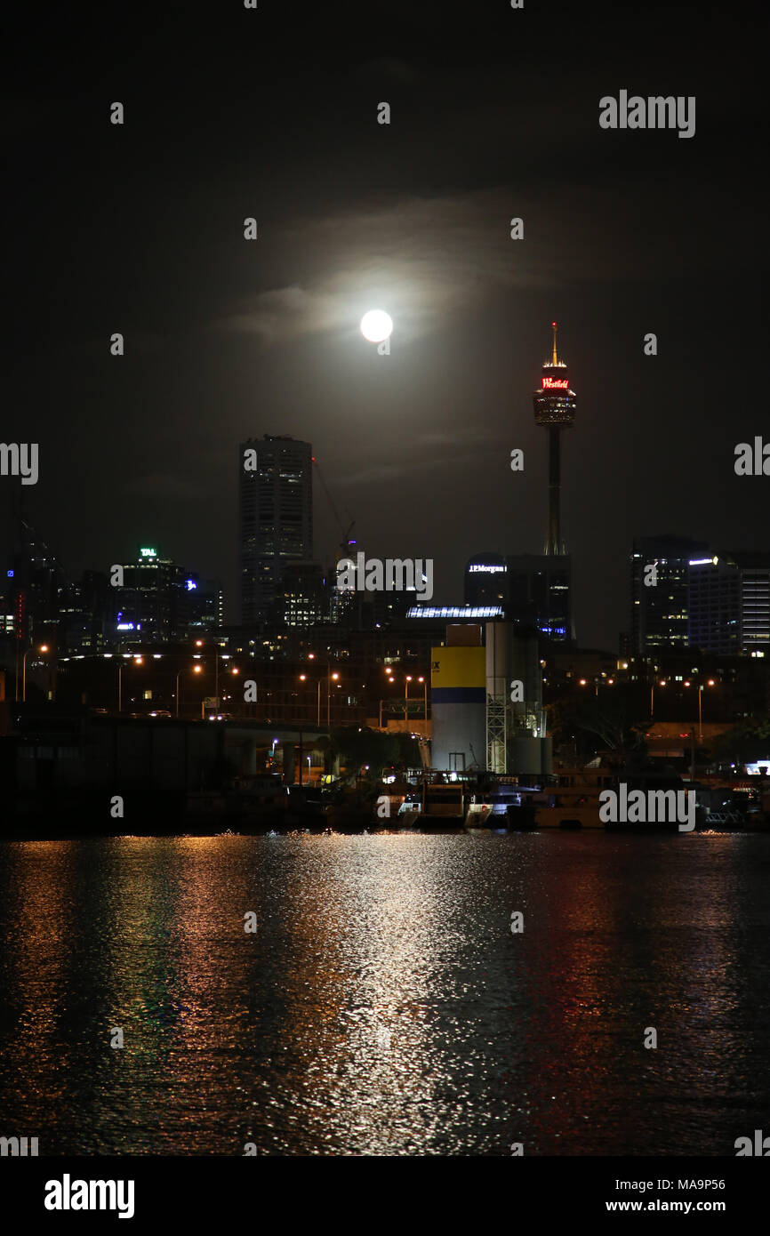 Sydney Australien 31 Marz 2018 Ein Blue Moon Eine Phrase