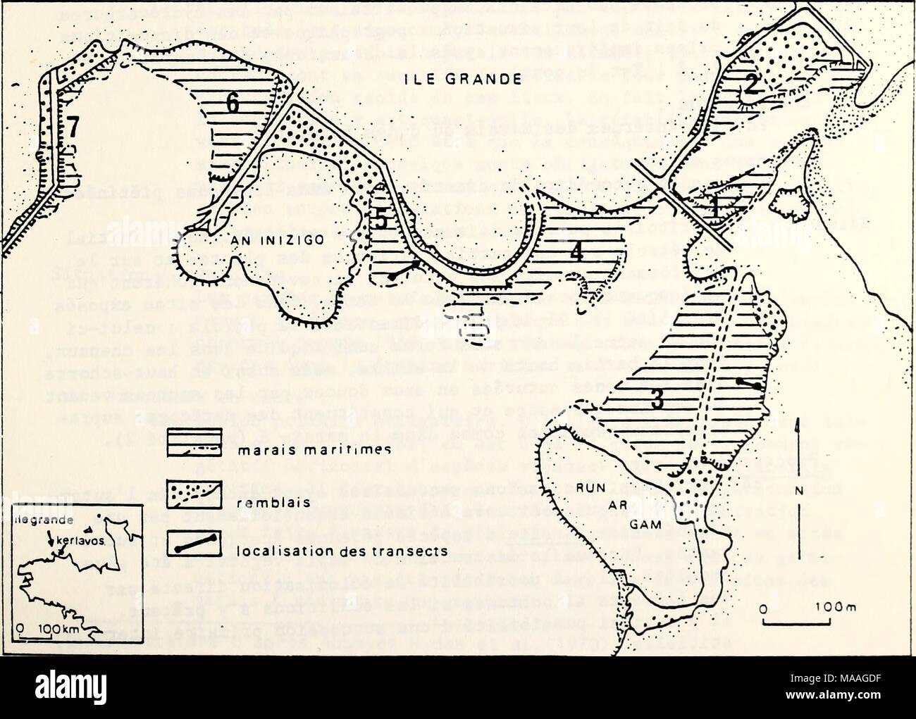 . Ökologische Studie der Amoco Cadiz Ölpest: Bericht des NOAA-CNEXO Gemeinsame wissenschaftliche Kommission. Stockfoto