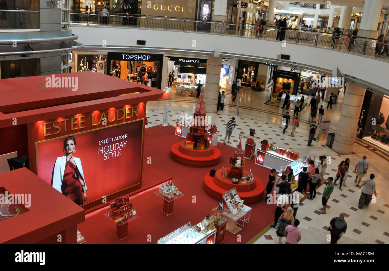 Estée Lauder Boutique, Suria Mall, Kuala Lumpur, Malaysia Stockfoto