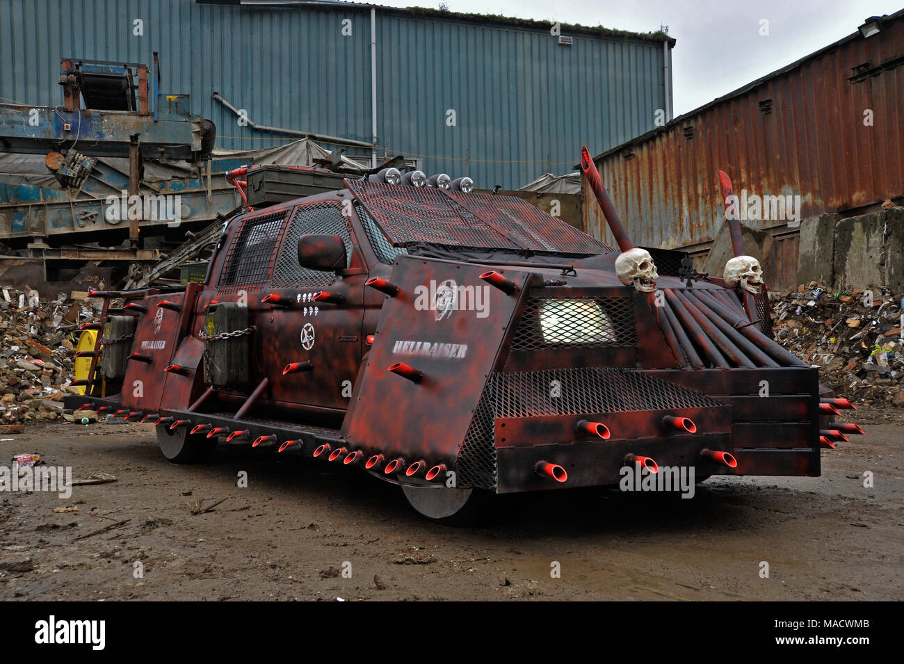 Maßgeschneiderte Fahrzeug Stockfoto