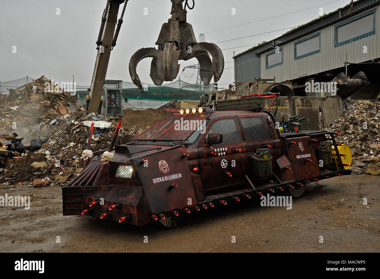 Maßgeschneiderte Fahrzeug Stockfoto