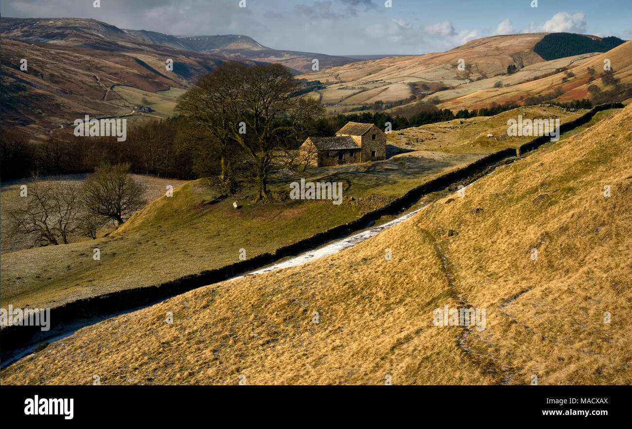 Bell Hagg Scheune, der Peak District, England (1) Stockfoto