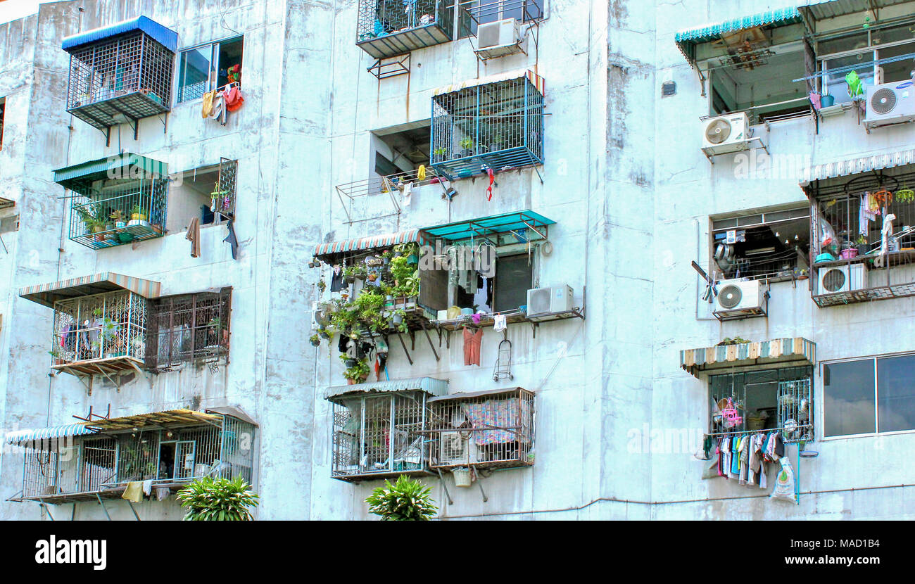 Apartment Wohnung, Bangkok, Stockfoto