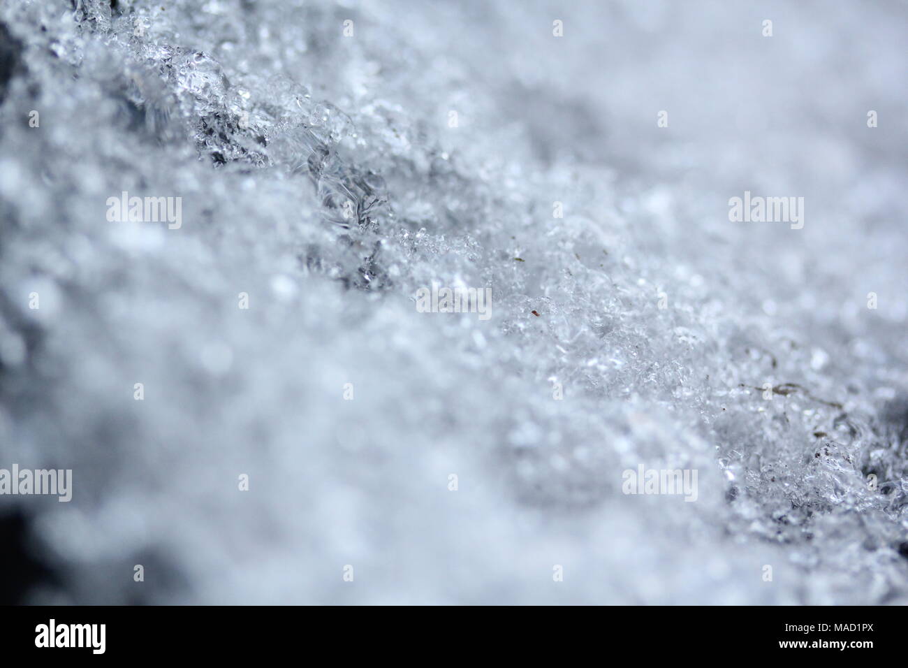 Eiskristalle Stockfoto