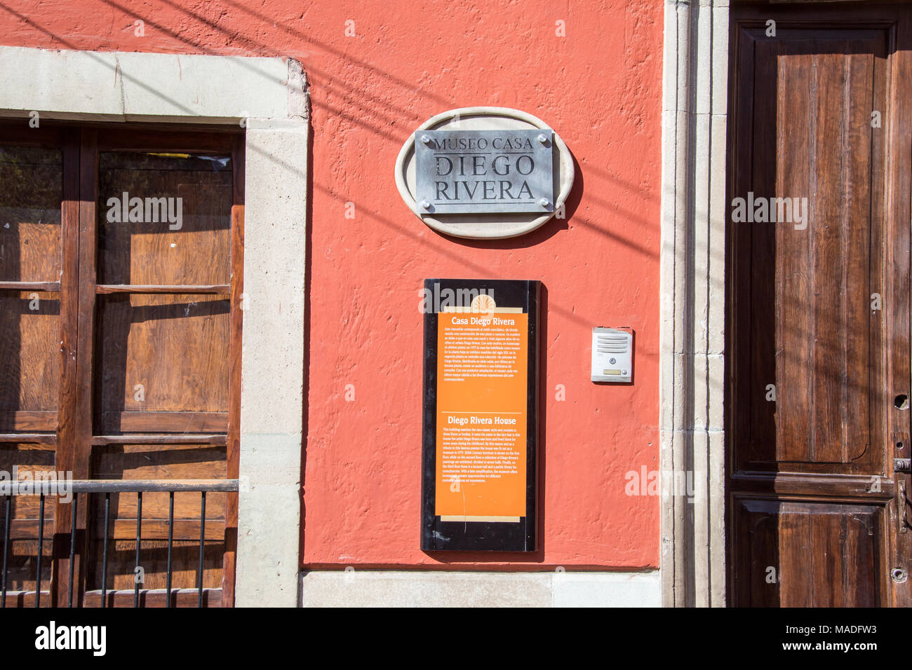 Home von Diego Rivera Museum, Guanajuato, Mexiko Stockfoto