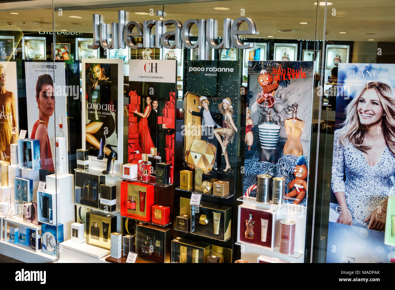 Buenos Aires Argentinien, Recoleta Mall, Juleriaque, Parfümerie, Geschäft, Schaufenster, Duft, Marken, Besucher reisen Reise Reise Tourismus Land Stockfoto