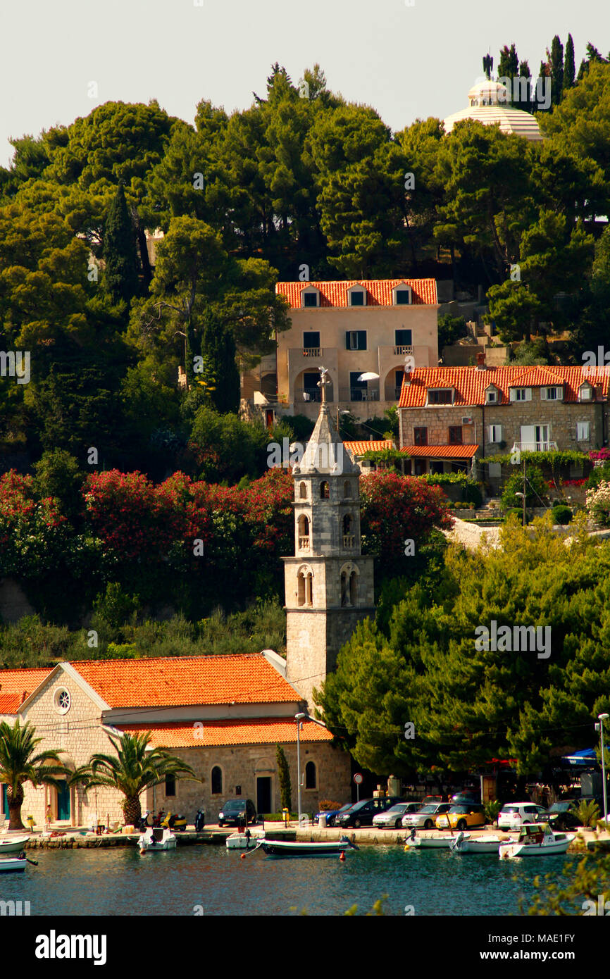 Cavtat, Dalmatien, Kroatien, Europa Stockfoto