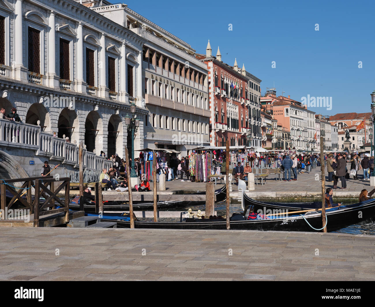 Lagune in Venedig Stockfoto