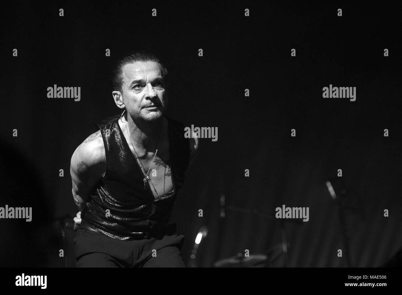 Oktober 8, 2017 - DEPECHE MODE führt während der globalen Geist Tour auf der SAP-Center in San Jose, Kalifornien Credit: Greg Chow/ZUMA Draht/Alamy leben Nachrichten Stockfoto