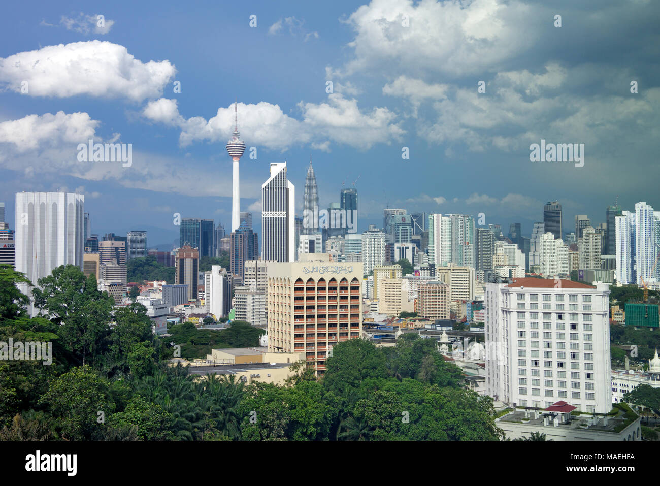 Die moderne Skyline der Stadt Kuala Lumpur Malaysia Stockfoto