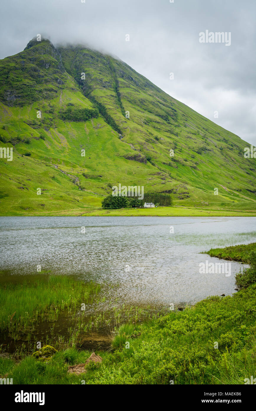 Malerische Anblick in Glencoe, Lochaber in den Bereich der schottischen Highlands. Stockfoto