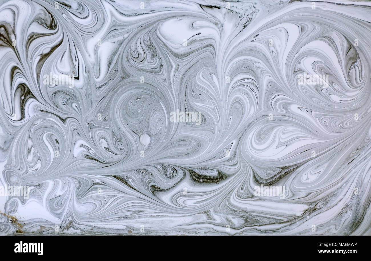 Marmor abstrakte Acryl Hintergrund. Natur blau Marmorierung artwork Textur Stockfoto