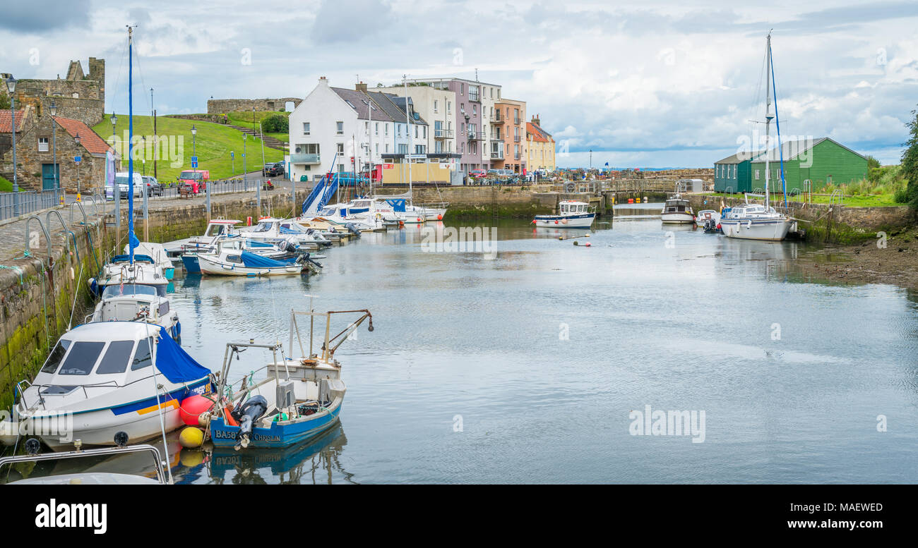 Saint Andrew's Hafen, Schottland. Stockfoto