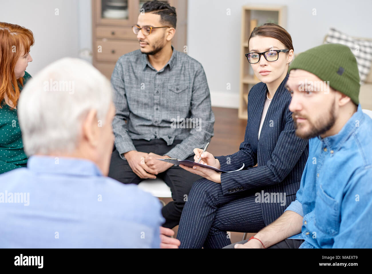 Training sozialer Kompetenzen Stockfoto