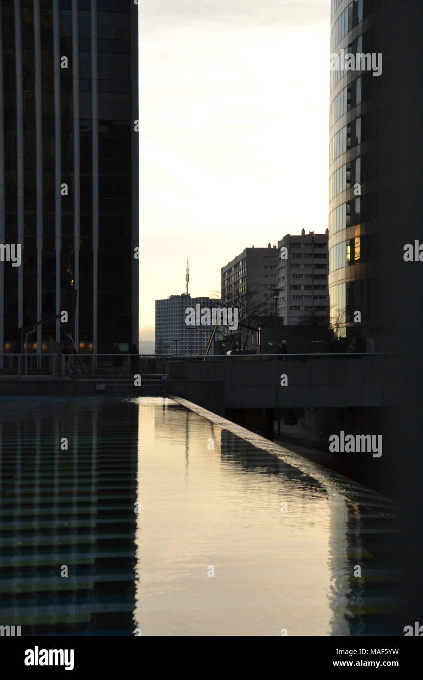 Die Gegend von Paris - La Defense Stockfoto