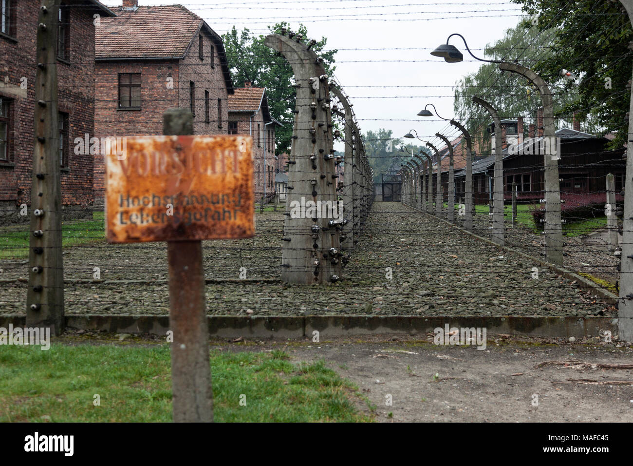 Ns-Konzentrationslagers Stockfoto