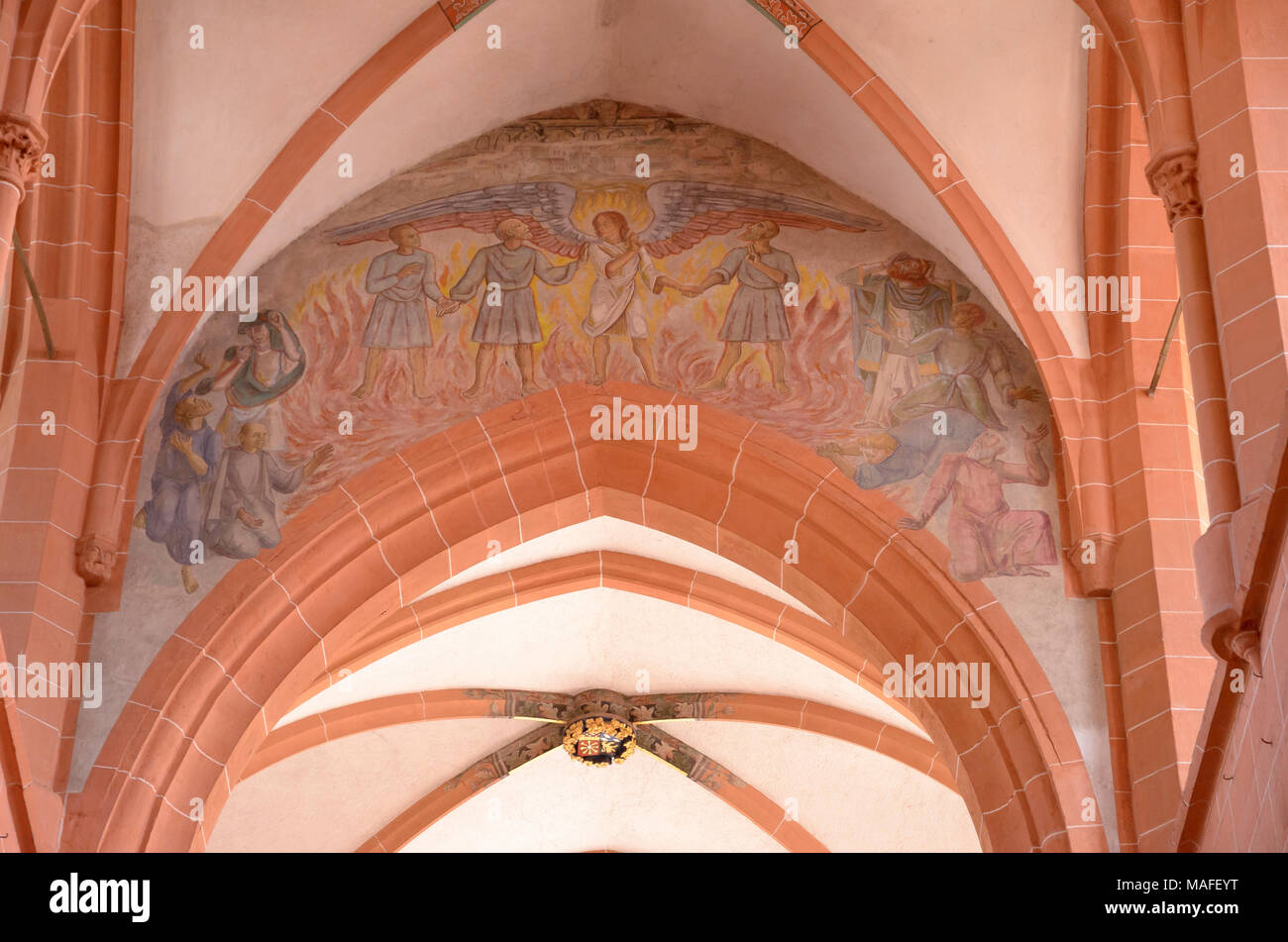 Grabstätte Ruprecht III. und seiner Gemahlin Elisabeth von Hohenzollern-Nürnberg, Heilig-Geist-Kirche, Heidelberg, Baden-Württemberg, Deutschland Stockfoto