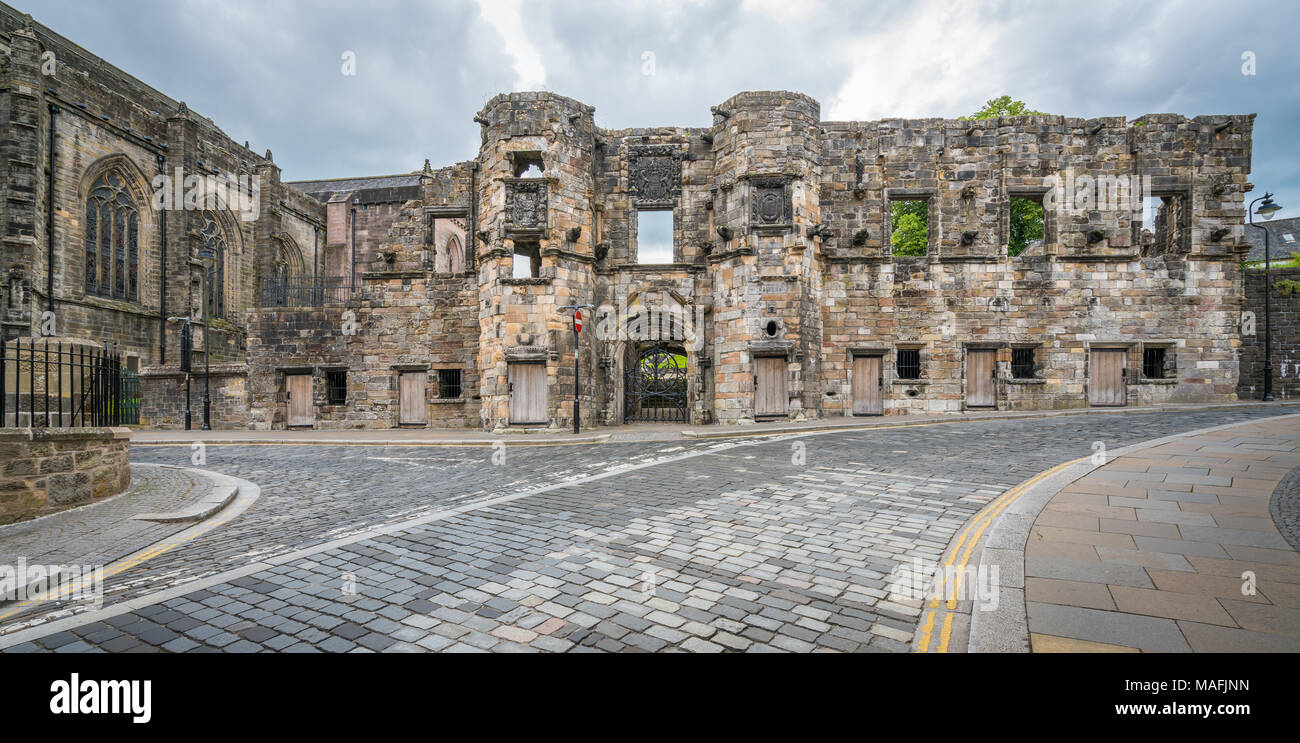 Mar's Wark, verfallenen Gebäude in Stirling. Stockfoto