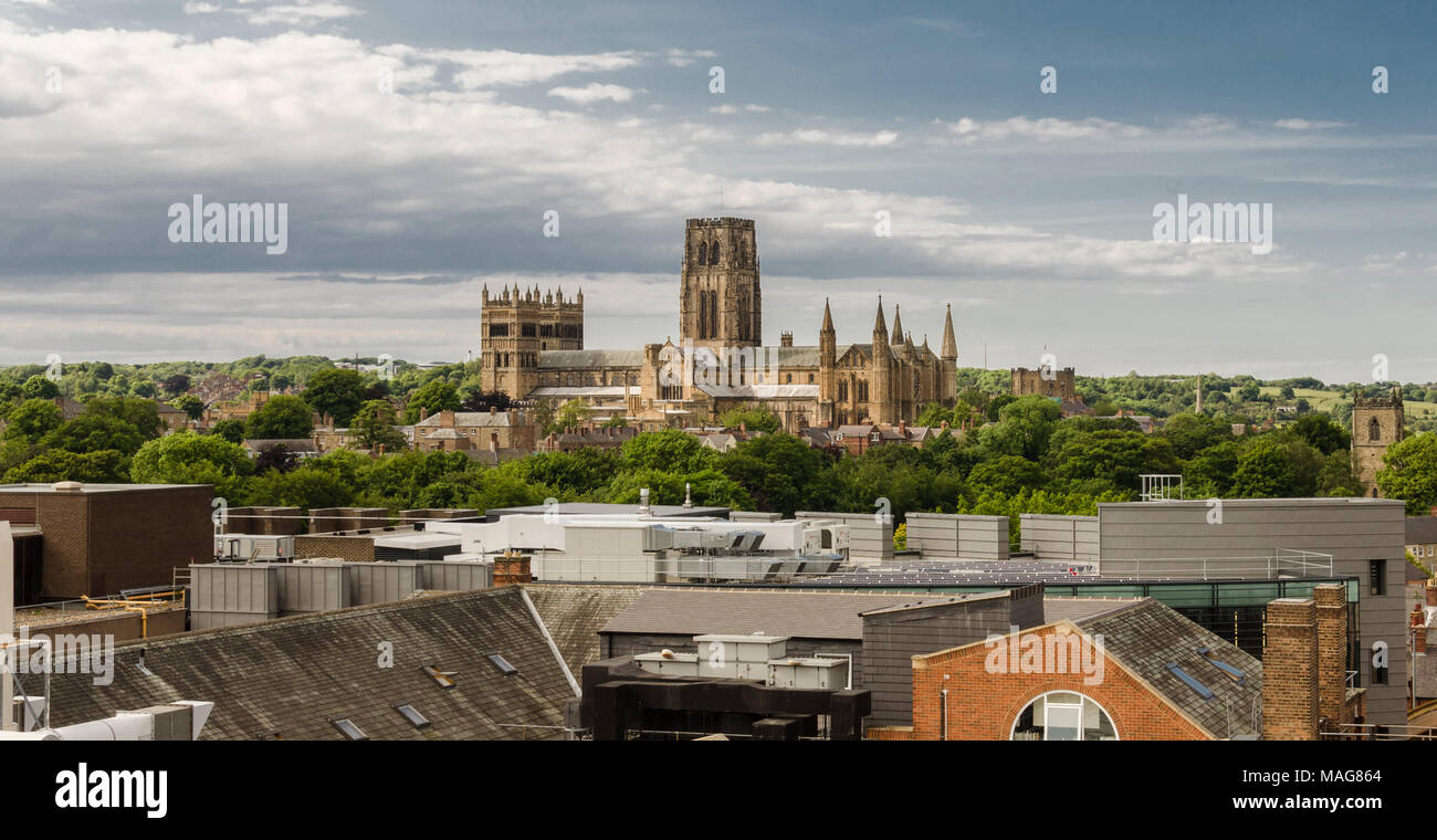 Durham Kathedrale von Durham University Science Website entnommen Stockfoto