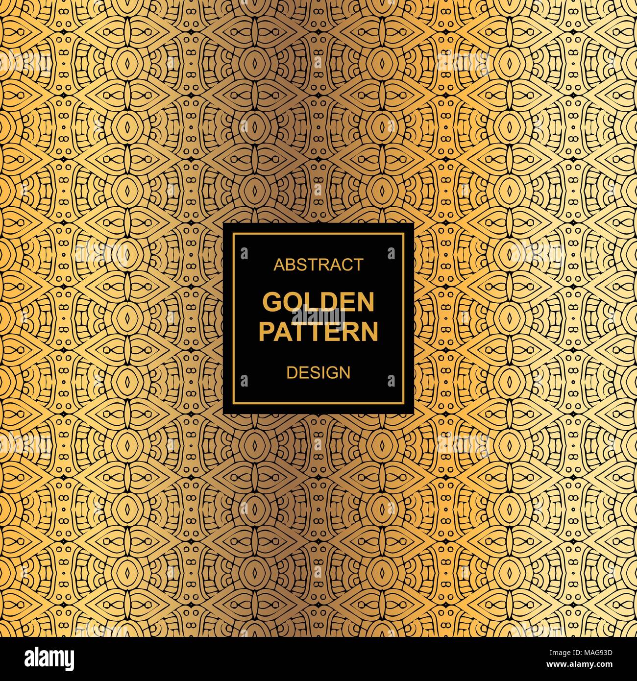 Abstrakte golden pattern Design auf Maya Stil Kunstwerke mit verschiedenen Hintergründen in vektorbasierte Stock Vektor