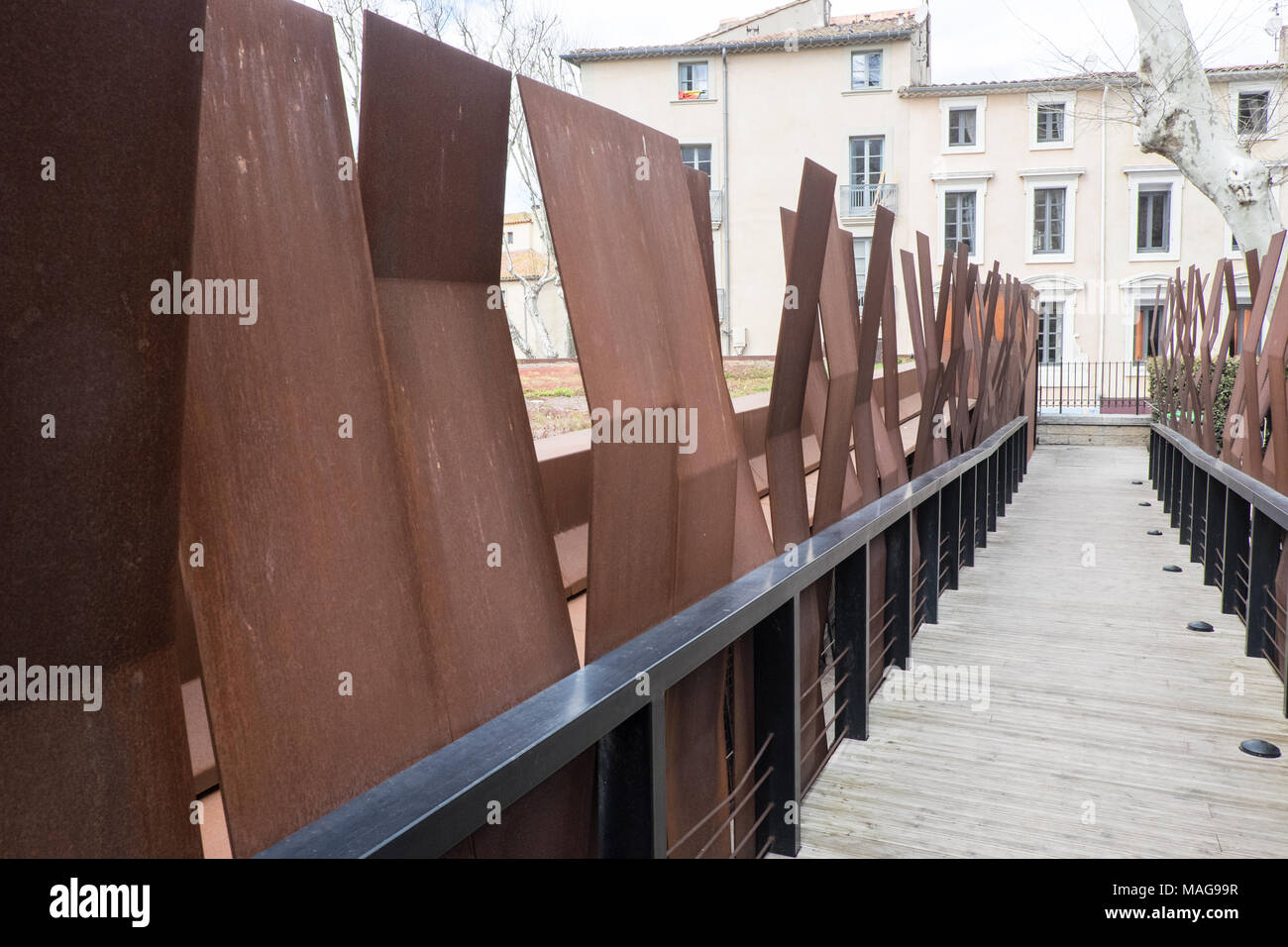 Palais des archevêques, des Erzbischofs, Palast, Mitte, der, Narbonne, Aude, Royal, Süden, von, Frankreich, Frankreich, Französisch, Europa, Europäischen, Stockfoto