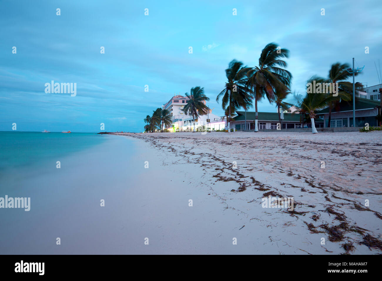 Der Strand von San Andres Island, Kolumbien, Südamerika Stockfoto