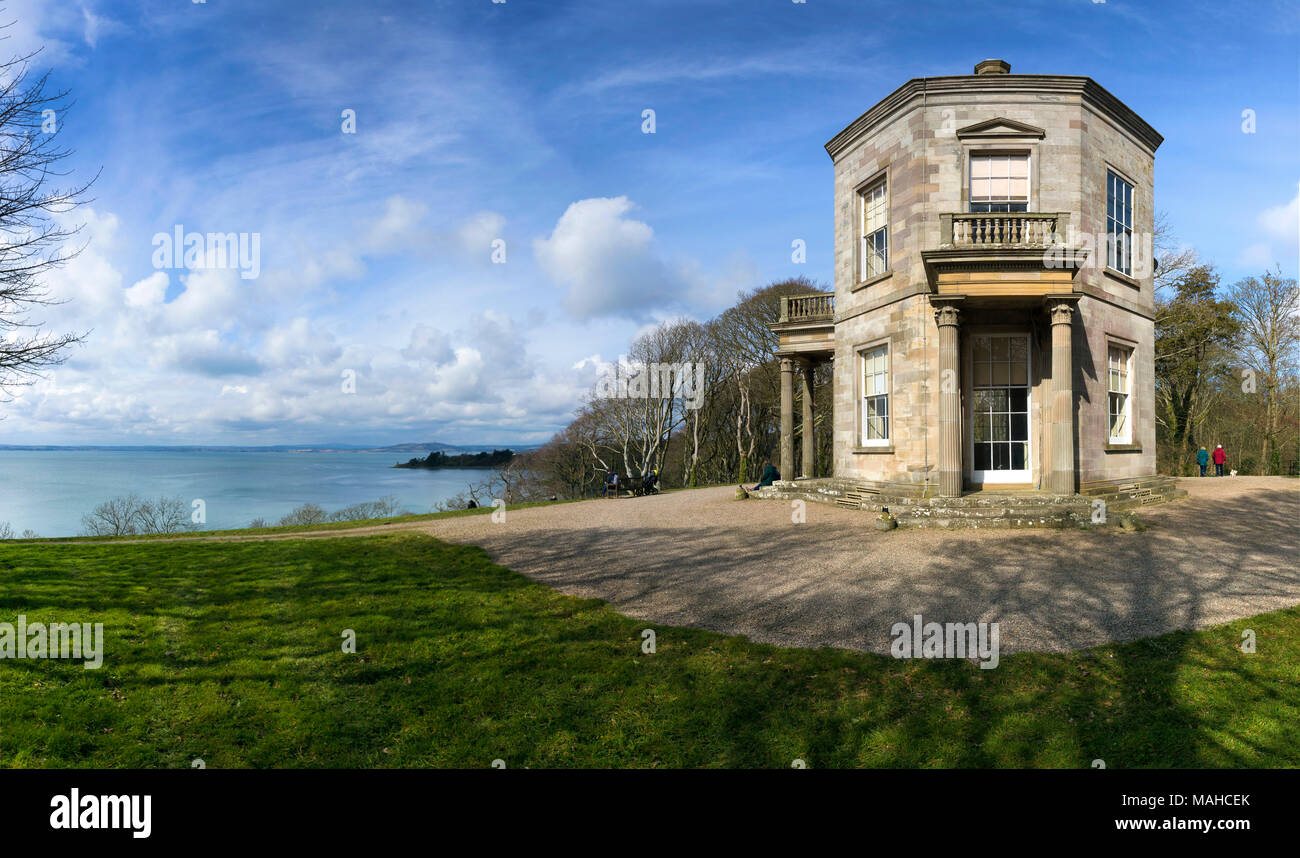 Tempel der Winde am Mount Stewart, County Down, Nordirland Stockfoto